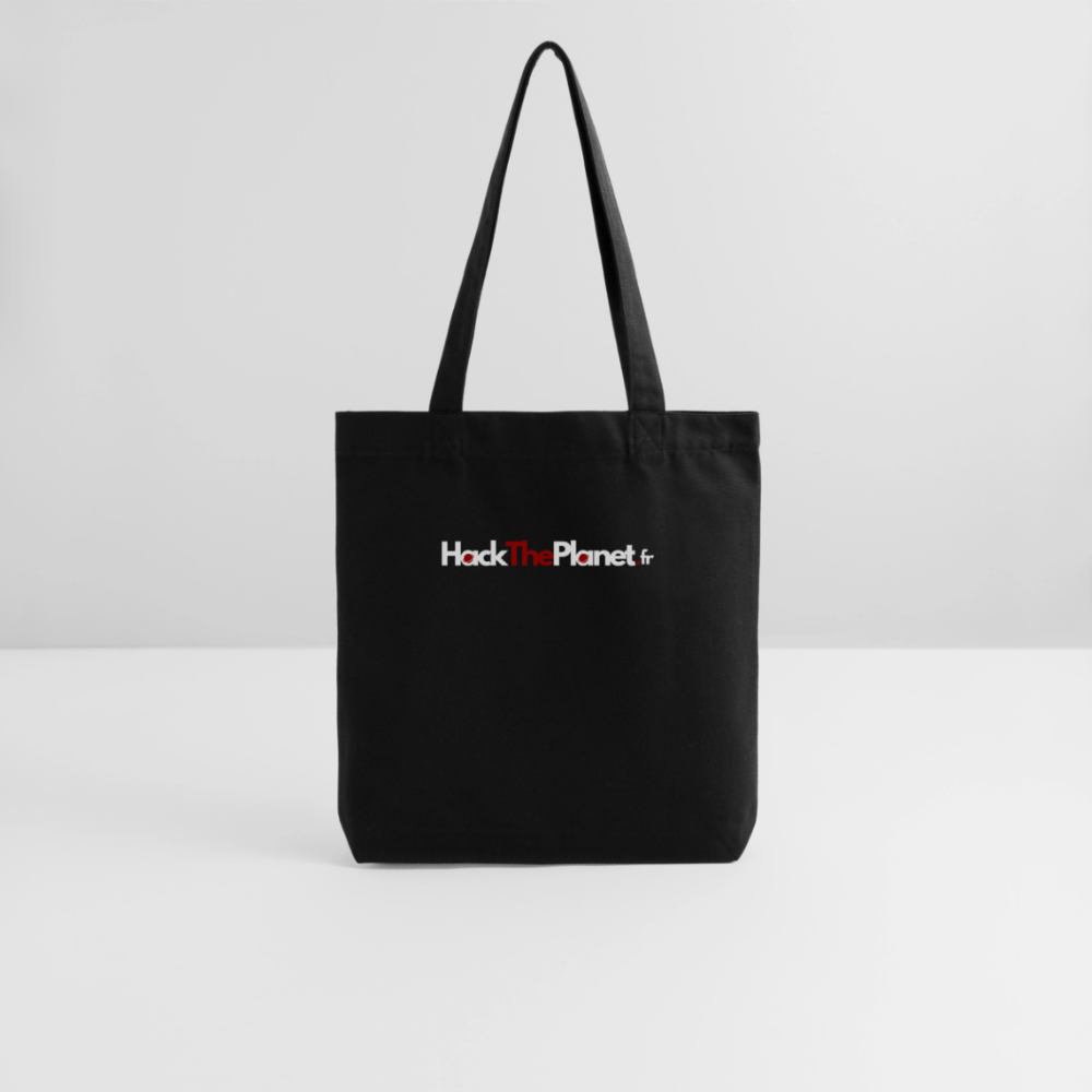 Tote bag HackThePlanet - noir