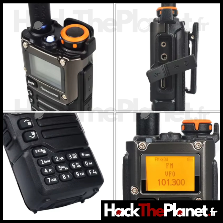 Quansheng UV-K5 - Talkie-Walkie bidirectionnel portable