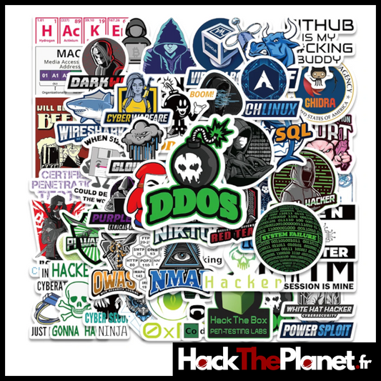 Stickers Hacker - Cybersécurité